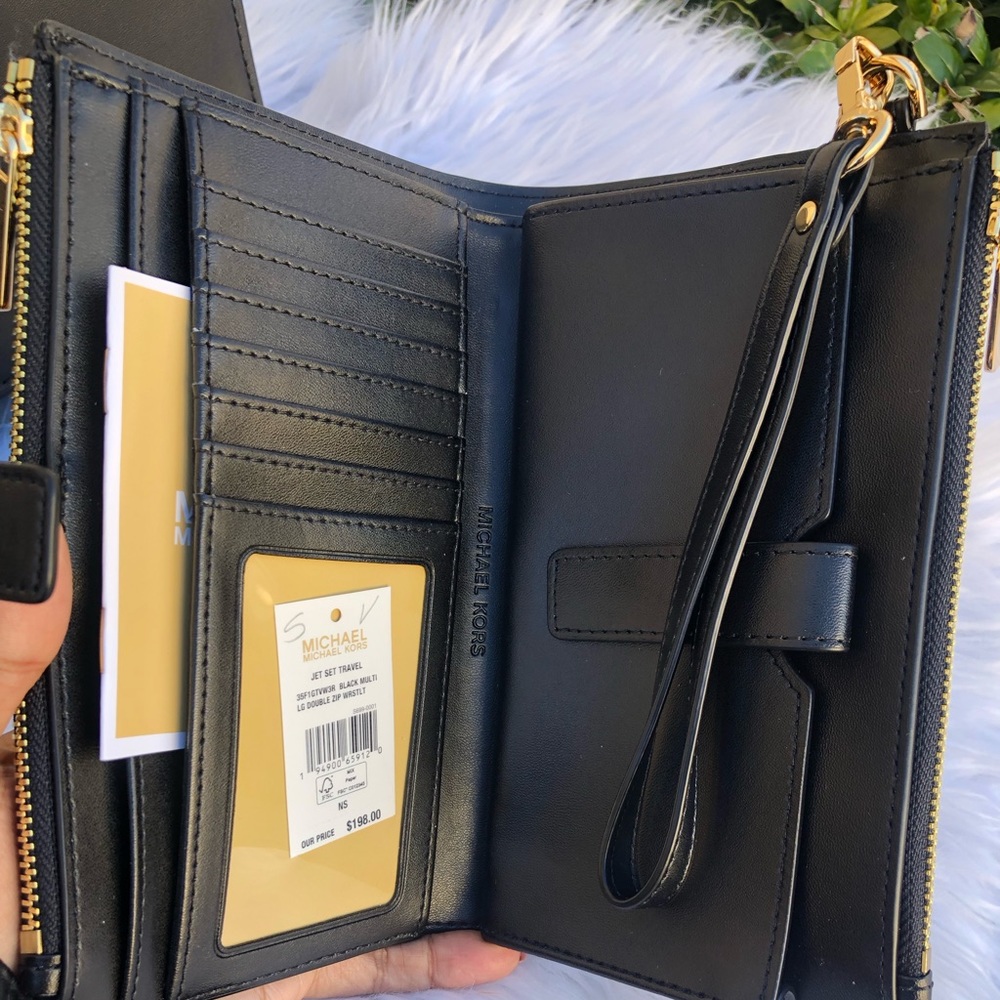 New 🎀 Michael Kors Adina Signature backpack & wallet brown Estampada - Picture 13 of 14